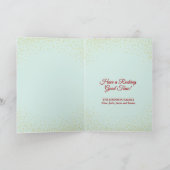 Guitar Tree Christmas Kaart (Binnen)