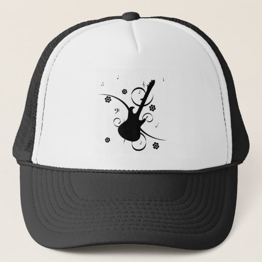 Guitar Trucker Hat Pet (Voorkant)