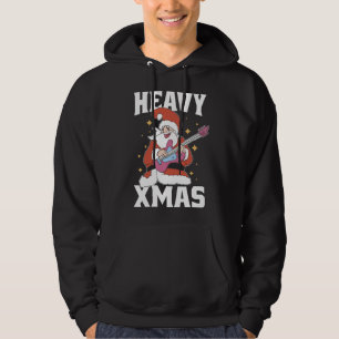 Guitar voor de hoge kerstman hoodie