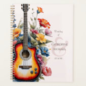 Guitar Wildflower Ampersand Musical Wedding  (Devant)