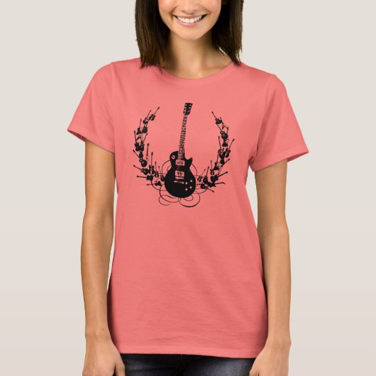 Guitar wreath t-shirt (Voorkant)