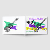 Guitare 50e anniversaire de la fête Livre d'invité (Complet)