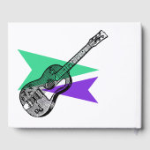 Guitare 50e anniversaire de la fête Livre d'invité (Verso)