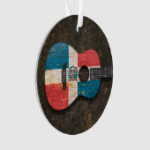 Guitare acoustique rayée de drapeau de la (devant)