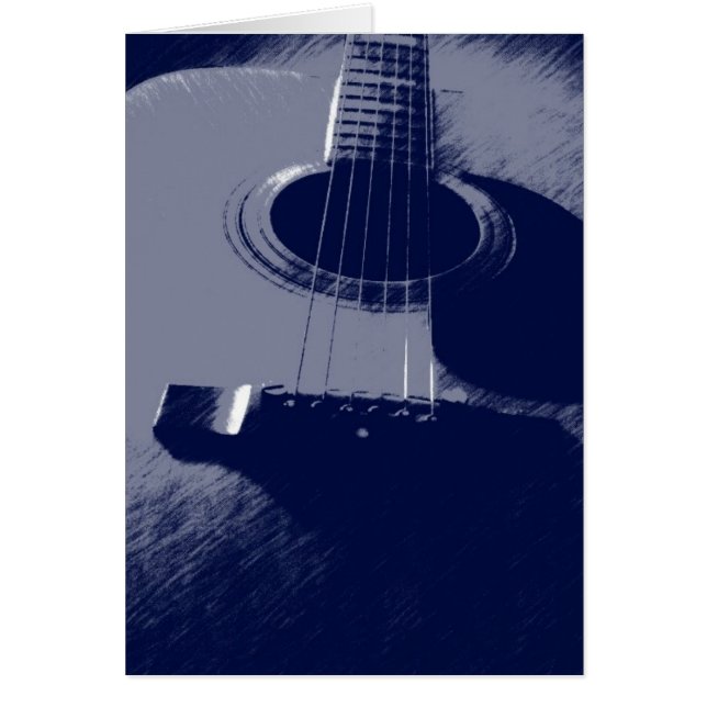 Guitare bleue (Devant)