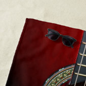 Guitare Brown classique, Serviette de plage (En situation)