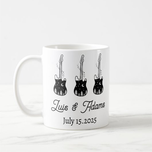 Guitare Camping Mug (Gauche)