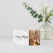 Guitare | Carte de visite d'instructeur de musique (Debout devant)