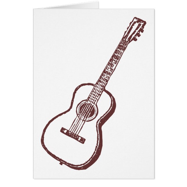 Guitare classique acoustique Brown (Devant)