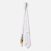 GUITARE - CRAVATE BLANCHE CRAVATE SUR (Dos)