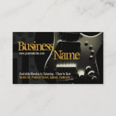 Guitare Dark Grunge avec Carte de visite de logo (Dos)