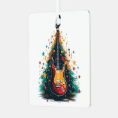 Guitare de Noël ornement métal arbre de Noël (Avant gauche)