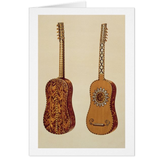 Guitare de Rizzio, des "instruments de musique (Devant)