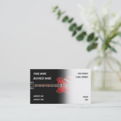 Guitare électrique - Carte de visite de musique (Debout devant)