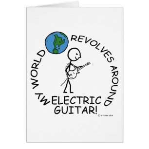 Guitare électrique - Le monde tourne autour