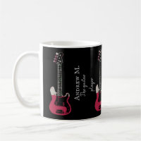 Guitare électrique / tasse de café guitariste