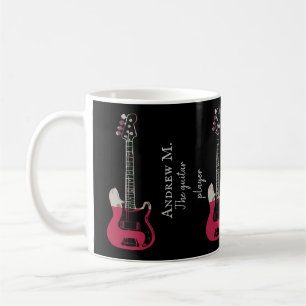 Guitare électrique / tasse de café guitariste