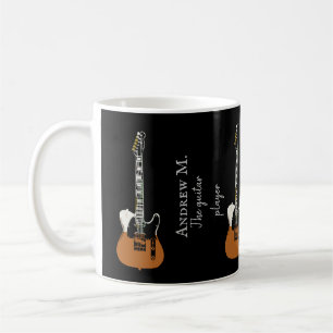 Guitare électrique / tasse de café guitariste