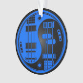 Guitare et Yin bas Yang bleu et noir (devant)
