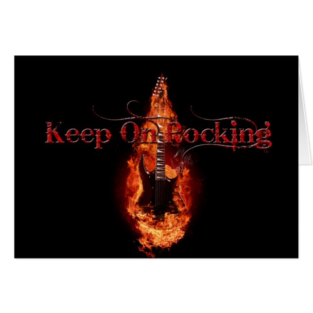 Guitare flamboyante (Devant horizontal)