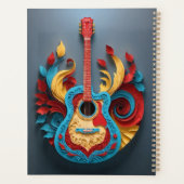 Guitare Imaginaire colorée (Dos)