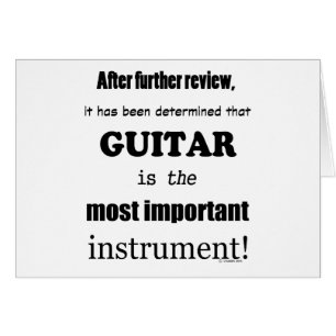 Guitare instrument le plus important