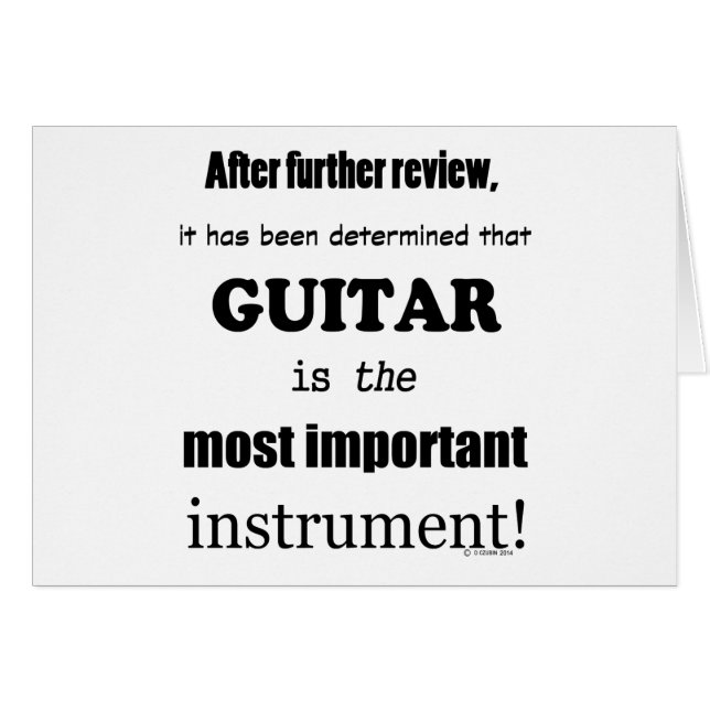 Guitare instrument le plus important (Devant horizontal)