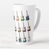 Guitare Latte Mug (Angle droit)