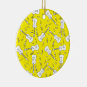 Guitare Lines Notes musicales Ornement céramique (Droite)