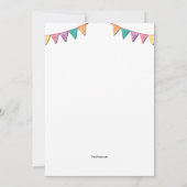 Guitare mexicaine Invitation de fête d'anniversair (Dos)