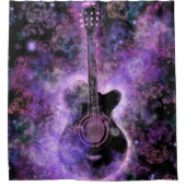 Guitare Musique Douche Rideau (Devant)