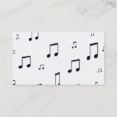 Guitare Piano Keyboard Notes musicales Carte de vi (Dos)