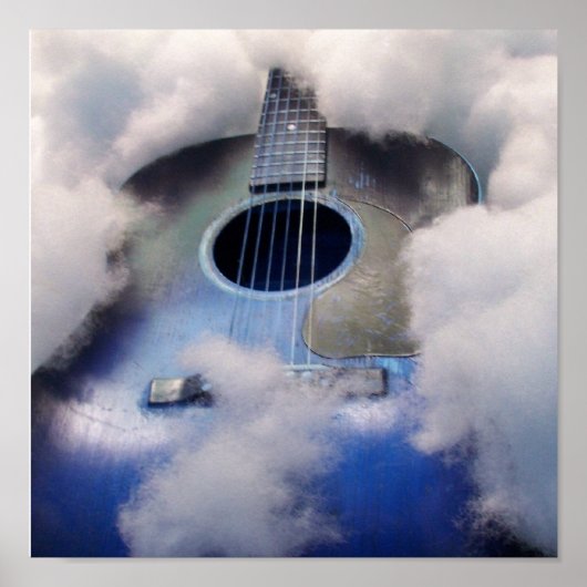 guitare rêve bleu POSTER (Devant)
