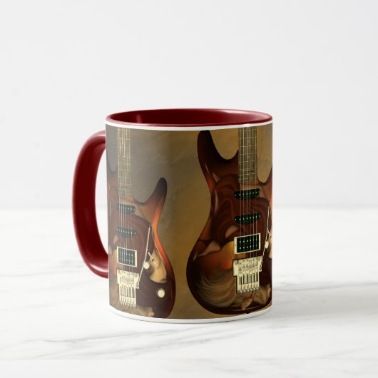 Guitare rêveuse - tasses de café de grâce (Devant gauche)