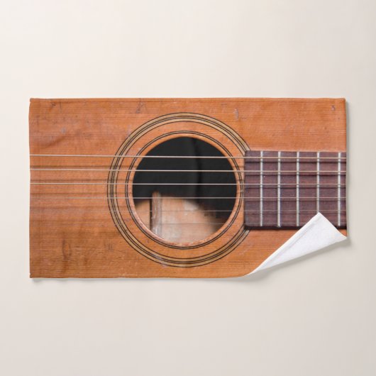 Guitare rustique (Serviette à main)