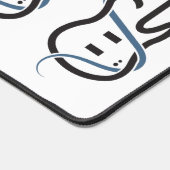 Guitare stylisée Monogramme personnalisée (Coin)