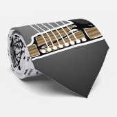 Guitare vintage - cravate (Roulé)