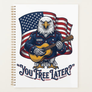 Guitare Vintage Eagle Patriotique