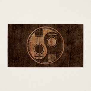 Guitares acoustiques Yin Yang avec l'effet en bois