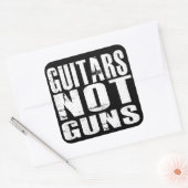 Guitares et non armes à feu Stickers (Enveloppe)