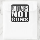 Guitares et non armes à feu Stickers (Sac)