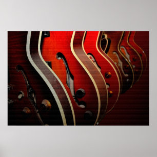 Guitares : Prenez votre sélection 36 x 24 Poster