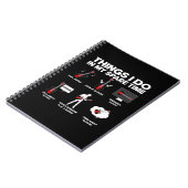 Guitarist Addicted Guitarist Music Birthday Notitieboek (Linkerzijde)