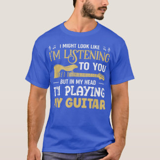 Guitarist die mijn gitaarmuzikant guitaren 1514 t-shirt