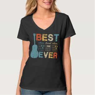Guitarist Father Best Dad Ever D A D Chord Guitar T-shirt