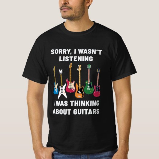 Guitarist funny quote t-shirt (Voorkant)