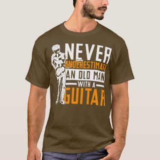 Guitarist Gift Music Lover Retirement Guit T-shirt