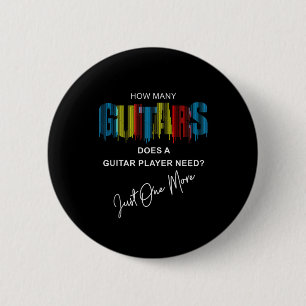 Guitarist hoeveel gitaren er op de dag van de gebo ronde button 5,7 cm