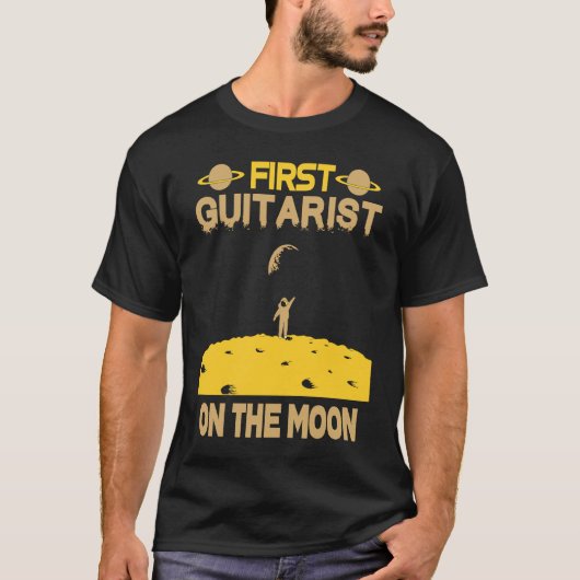 Guitarist On The Moon T-shirt (Voorkant)