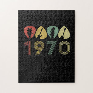 Guitarist Pick 1970 Guitarist Birthday Legpuzzel